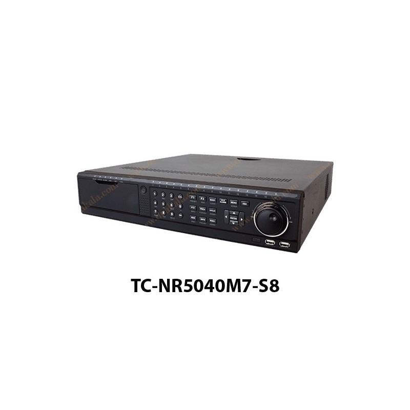 دستگاه NVR تیاندی 40 کانال مدل TC-NR5040M7-S8 دستگاه NVR تیاندی 40 کانال مدل TC-NR5040M7-S8