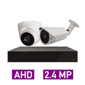 پکیج کامل 2 دوربین مداربسته 2 مگاپیکسل AHD پکیج کامل 2 دوربین مداربسته 2 مگاپیکسل AHD