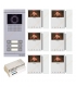 پکیج آیفون تصویری 6 واحدی سیماران مدل HS-43TKM100I2