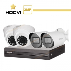 بهترین پکیج 4 دوربین مداربسته داهوا HDCVI