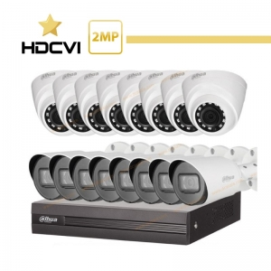 پکیج 16 دوربین مداربسته داهوا HDCVI