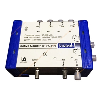 تقویت کننده و ترکیب کننده آنتن مرکزی فرایاب مدل FC81T