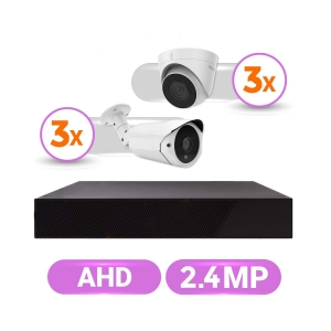 پکیج کامل 6 دوربین مداربسته 2 مگاپیکسل AHD پکیج کامل 6 دوربین مداربسته 2 مگاپیکسل AHD