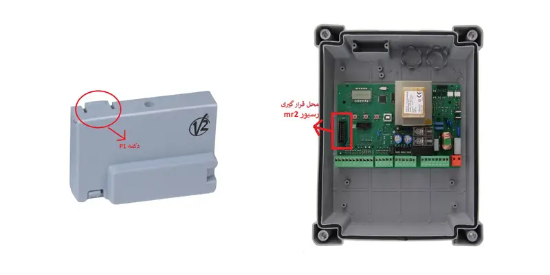 گیرنده فابریک و برد اصلی وی تو