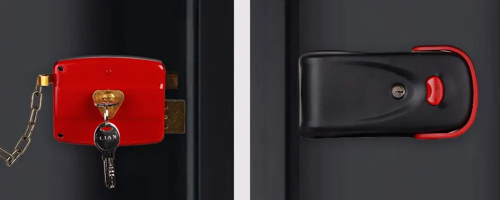 قفل برقی و قفل زنجیری سنتی