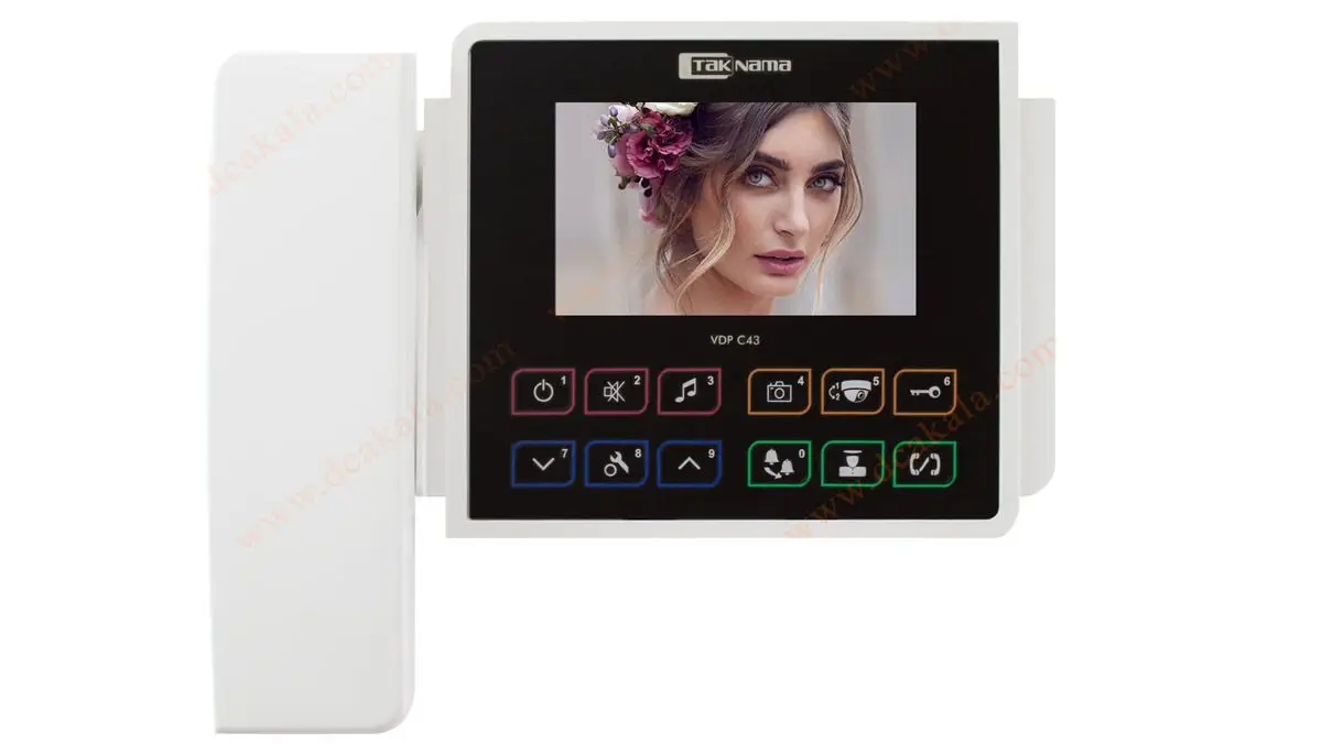 بهترین آیفون تصویری تکنما 43tm