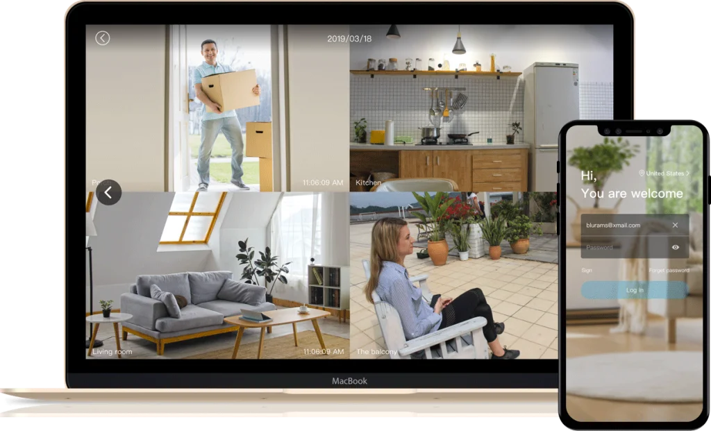 انتقال تصویر بر روی موبایل و دسکتاپ