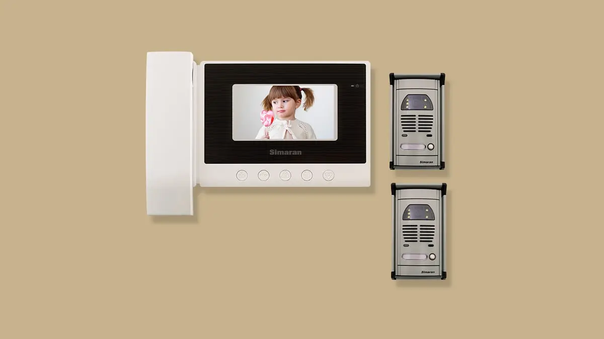 راهنمای نصب پنل زنگ دوم به آیفون تصویری سیماران + فیلم