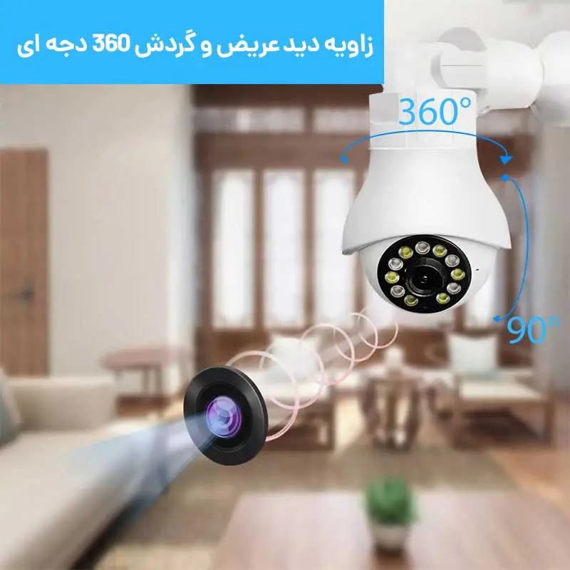 دوربین سرپیچ لامپی گردشی