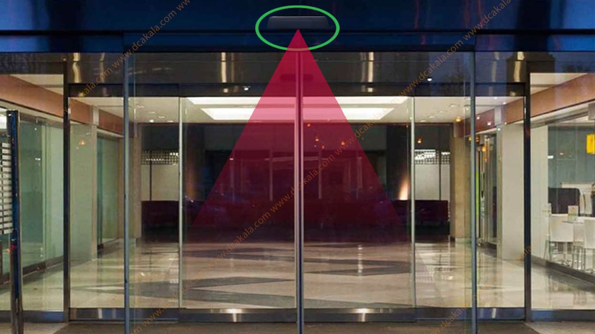 رادار مادون قرمز اپراتور درب اتوماتیک شیشه برقی زنیکس ZENIX 