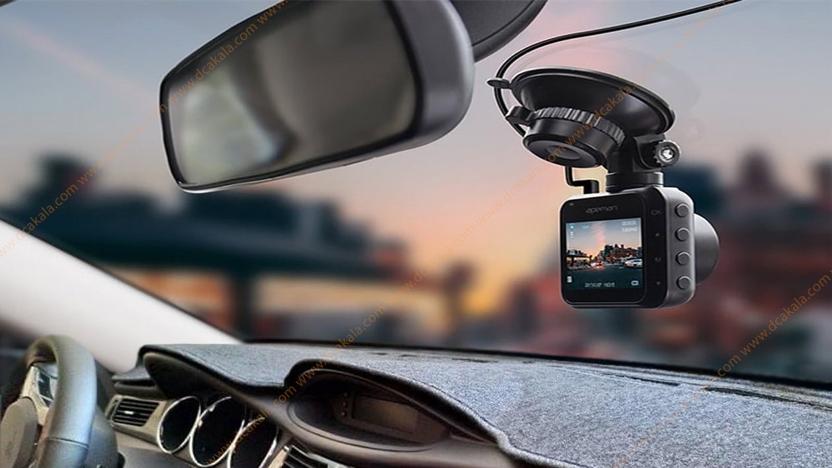نصب دوربین سیم کارت خور روی شیشه جلو خودرو