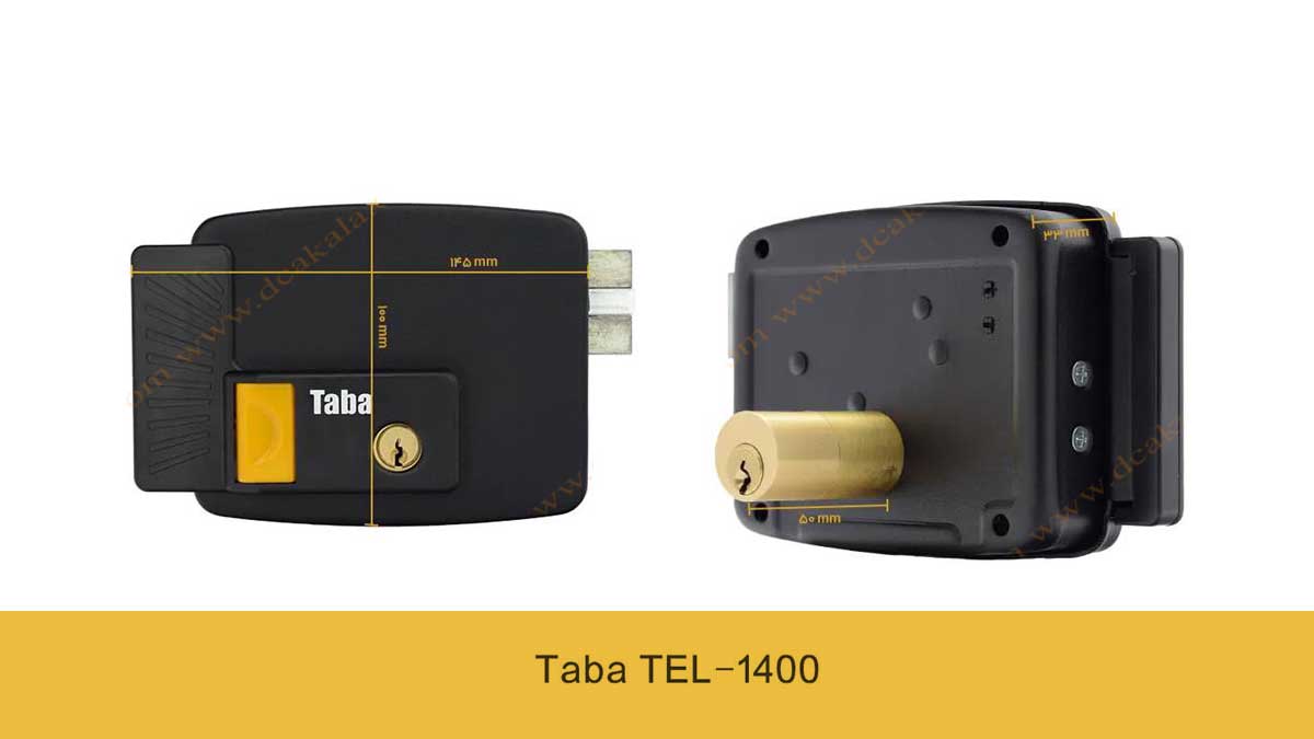 قفل برقی درب تابا مدل TEL-1400