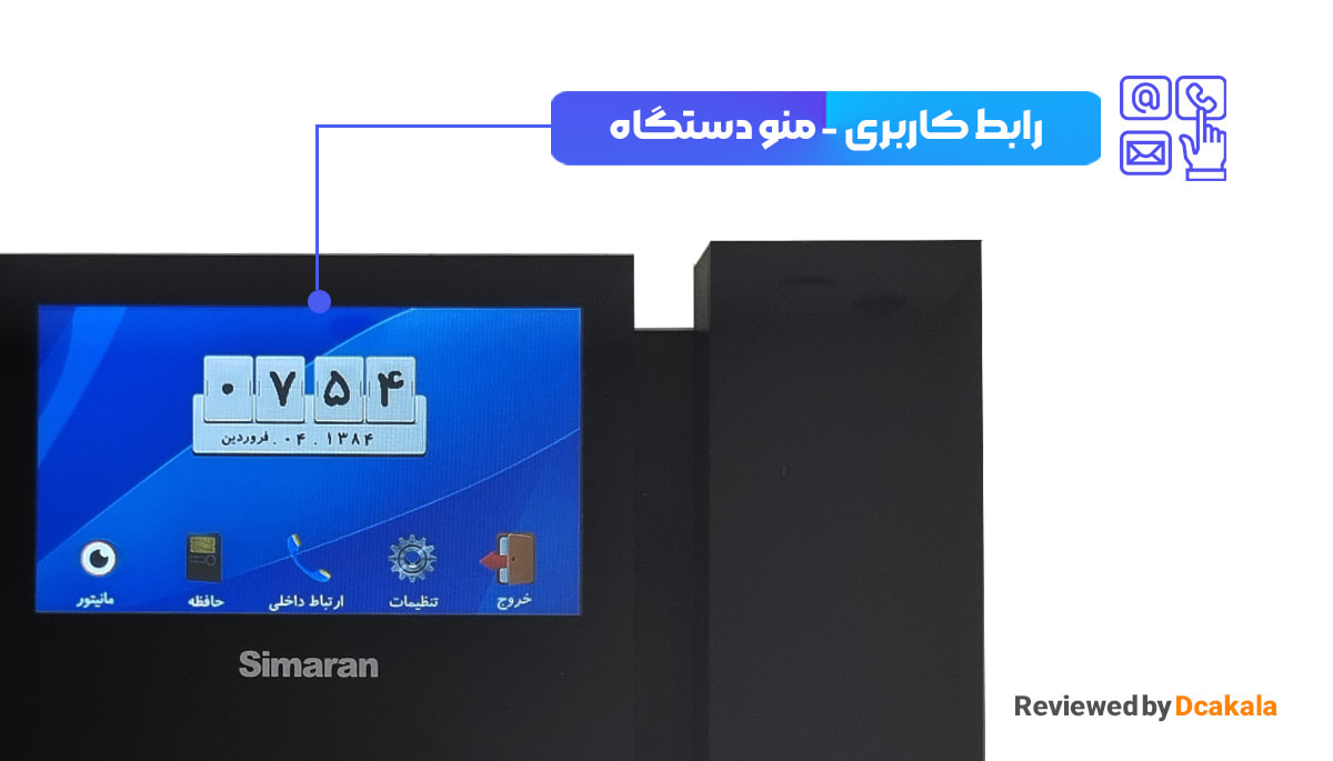 رابط کاربری فارسی و منوها در آیفون 46tkm با حافظه سیماران